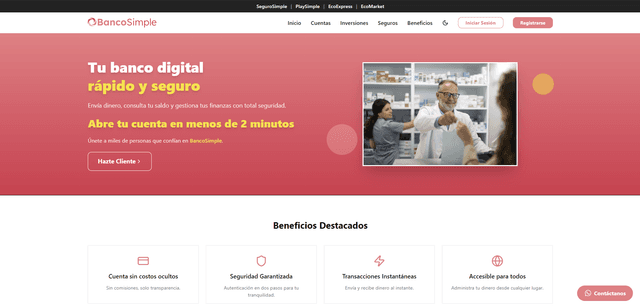BancoSimple Platform